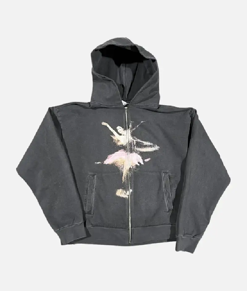 Basket Case Gallery Ballerina Hoodie Black - basketcase gallery