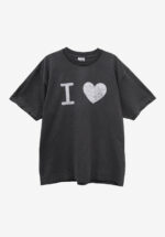 Basketcase Gallery I Heart Tee, Black