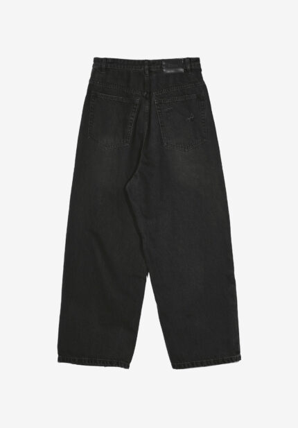 Basketcase Gallery Crushed Extended Cut Luft Jeans, Black Wash