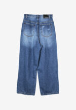 Basketcase Gallery Crushed Extended Cut Luft Jeans, Indigo Wash