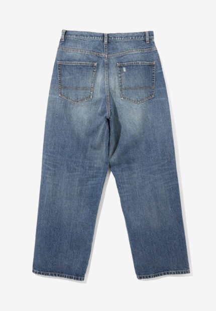 Basketcase Gallery 5 Pockets Pant - Damaged Denim, Indigo
