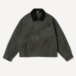 Basketcase Gallery Vintage Black Chambray Work Jacket, Gray