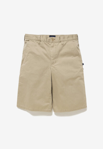 Basketcase Descendant Pit Twill Shorts, Beige