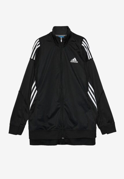 Basketcase Gallery Reconstructed 2in1 Double Layer Hybrid Vintage Track Jacket 1 Size, Black