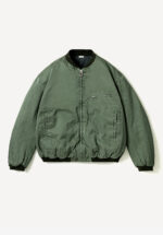 Basketcase Gallery Vintage Silk Air Force Jacket, Sage