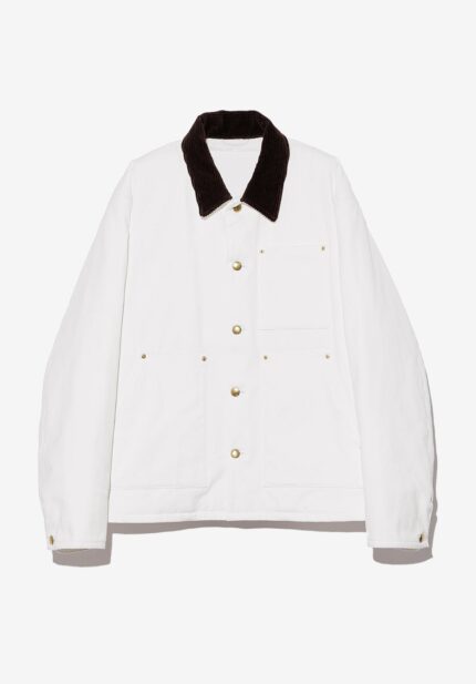 Basketcase Gallery US2521 / Duck Canvas Work Jacket, off White