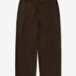 Basketcase Gallery Vintage Silk Cotton Work Pants, Brown