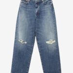 Basketcase Gallery 5POCKETS Pant - Damaged Denim, Indigo