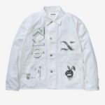 Basketcase Gallery Memorial Coverall Jacket, White