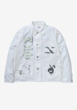 Basketcase Gallery Memorial Coverall Jacket, White