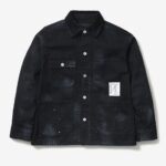 Basketcase Gallery BW . Washed Coverall Jacket, Black