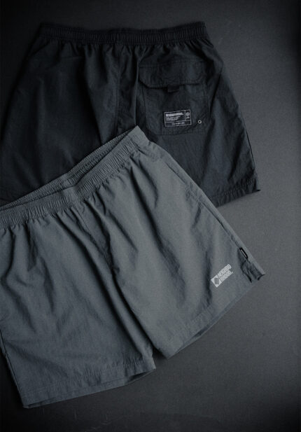 Basketcase Neighborhood Swim Short Pants, Gray