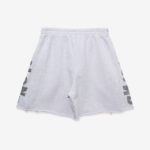 Basketcase Standalone “Standalone” Panel Zip Jogger Shorts, Melange Grey