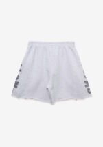 Basketcase Standalone “Standalone” Panel Zip Jogger Shorts, Melange Grey