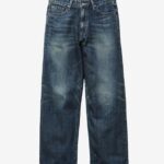 Basketcase Gallery Washed Denim Dp Wide Pants, Indigo