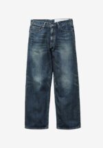 Basketcase Gallery Washed Denim Dp Wide Pants, Indigo
