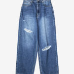 Basketcase Gallery Crushed Extended Cut Luft Jeans, Indigo Wash