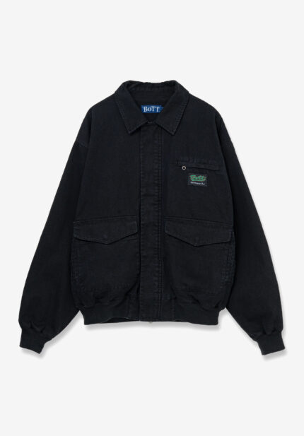 Basketcase Gallery Canvas Work Jacket, Black