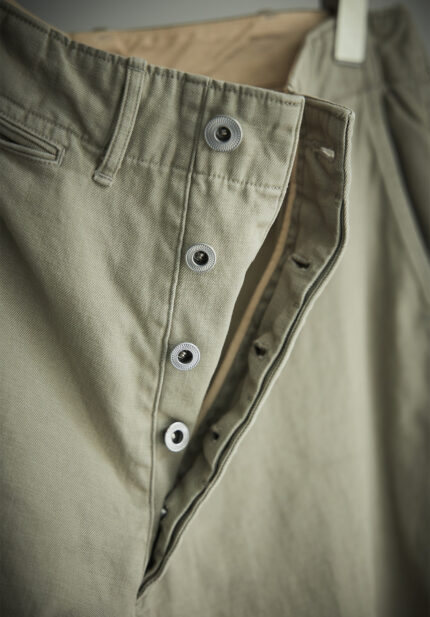 Basketcase Gallery Vintage Chino Trousers, Greige