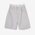 Basketcase Standalone Lace Layered Pigment Trouser, Light Grey