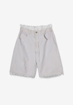Basketcase Standalone Lace Layered Pigment Trouser, Light Grey