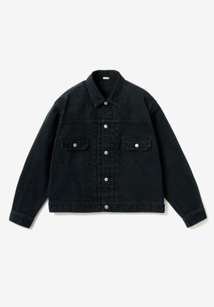 Basketcase Gallery 2nd Type Black Denim Jacket, Black