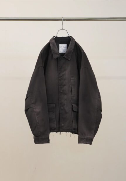 Basketcase Gallery Highcount Drill Aging Jacket, Black