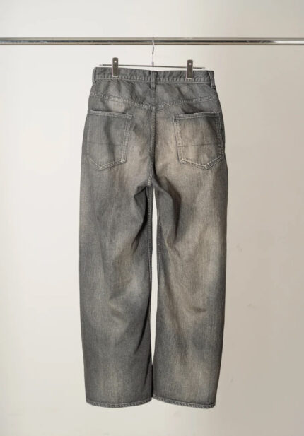 Basketcase Gallery Straight Wide Denim Pants, Black