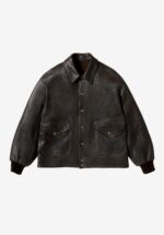 Basketcase Gallery Leather A-1 Flight Jacket, Brown