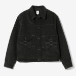Basketcase Gallery Trucker Jacket - 13W Corduroy, Black