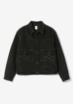 Basketcase Gallery Trucker Jacket - 13W Corduroy, Black