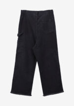 Basketcase Gallery Contrast Panel Straight Denim, Dark Grey