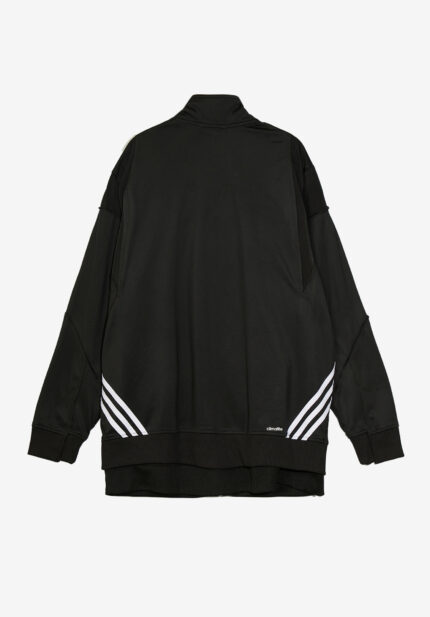 Basketcase Gallery Reconstructed 2in1 Double Layer Hybrid Vintage Track Jacket 1 Size, Black