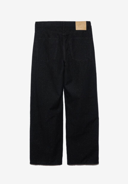 Basketcase Gallery UW1192 / Wide Glitter Pants, Black