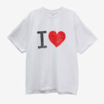 Basketcase Gallery I Heart Tee, White