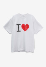 Basketcase Gallery I Heart Tee, White