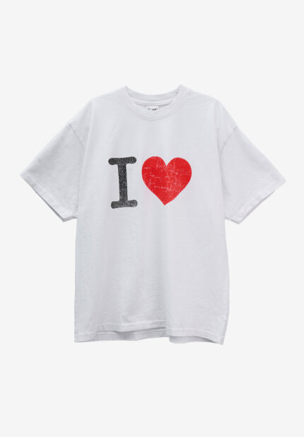 Basketcase Gallery I Heart Tee, White