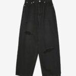Basketcase Gallery Crushed Extended Cut Luft Jeans, Black Wash