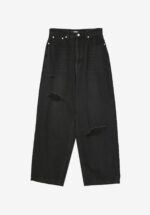 Basketcase Gallery Crushed Extended Cut Luft Jeans, Black Wash