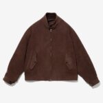 Basketcase Gallery Cashmere Silk Double Faced Pile Driving Jacket, Brown
