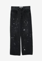 Basketcase Gallery 13OZ Painted Denim 5 Pocket Pants, Black