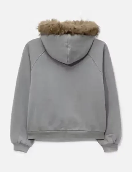 BasketCase Gallery Corp Lined Zip Up Hoodie