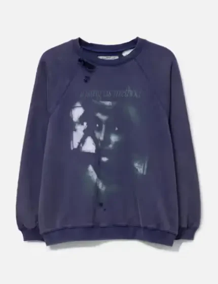 BasketCase Gallery Siren Purple Crewneck Sweatshirt