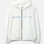 BasketCase Gallery Sucker White Zip Hoodie