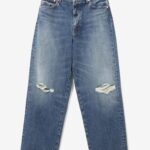 Basketcase Gallery 5 Pockets Pant - Damaged Denim, Indigo