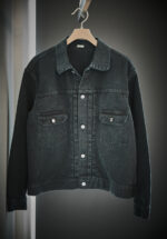 Basketcase Gallery 2nd Type Black Denim Jacket, Black