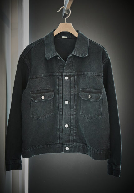 Basketcase Gallery 2nd Type Black Denim Jacket, Black
