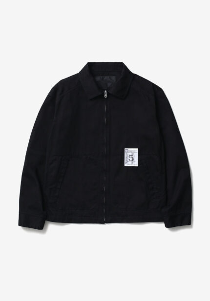 Basketcase Gallery BW . Zip Work Jacket, Black