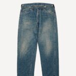 Basketcase Gallery no.22 Washed Wide Denim Pants, Indigo