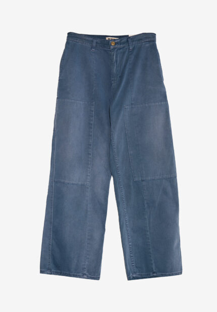 Basketcase Gallery Painter Pant Delft Overdyed, Blue